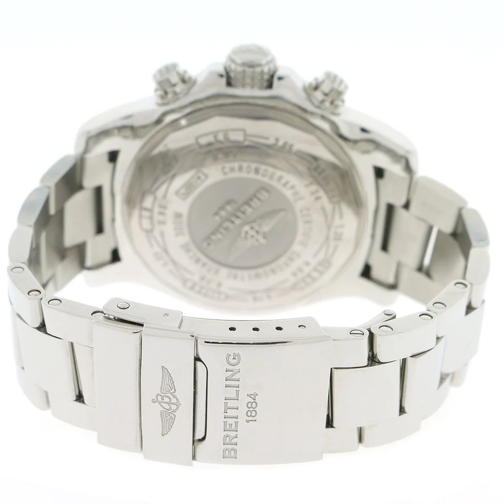 Reloj réplica: Breitling Super Avenger II, esfera negra, 48 mm, acero — fantástico – Foto 6