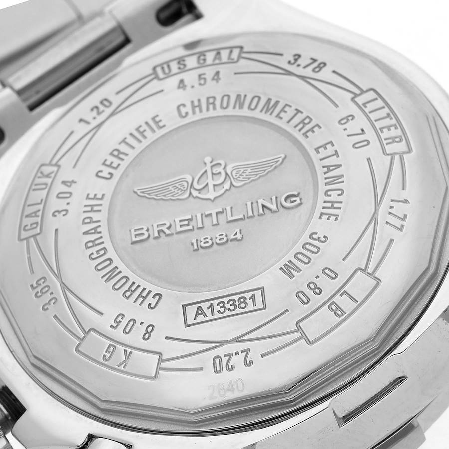 Reloj réplica para hombre: Breitling Avenger II, esfera azul, acero, A13381 — bello – Foto 6