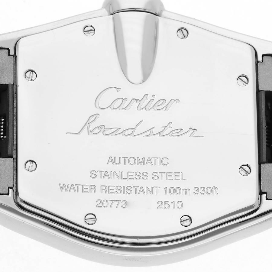 Reloj réplica para hombre: Cartier Roadster, esfera plateada, acero, W62000V3 — raro – Foto 6