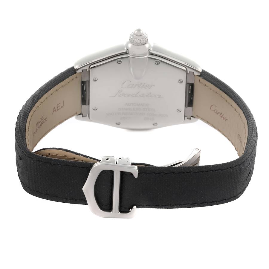 Reloj réplica para hombre: Cartier Roadster, esfera plateada, acero, W62000V3 — raro – Foto 7