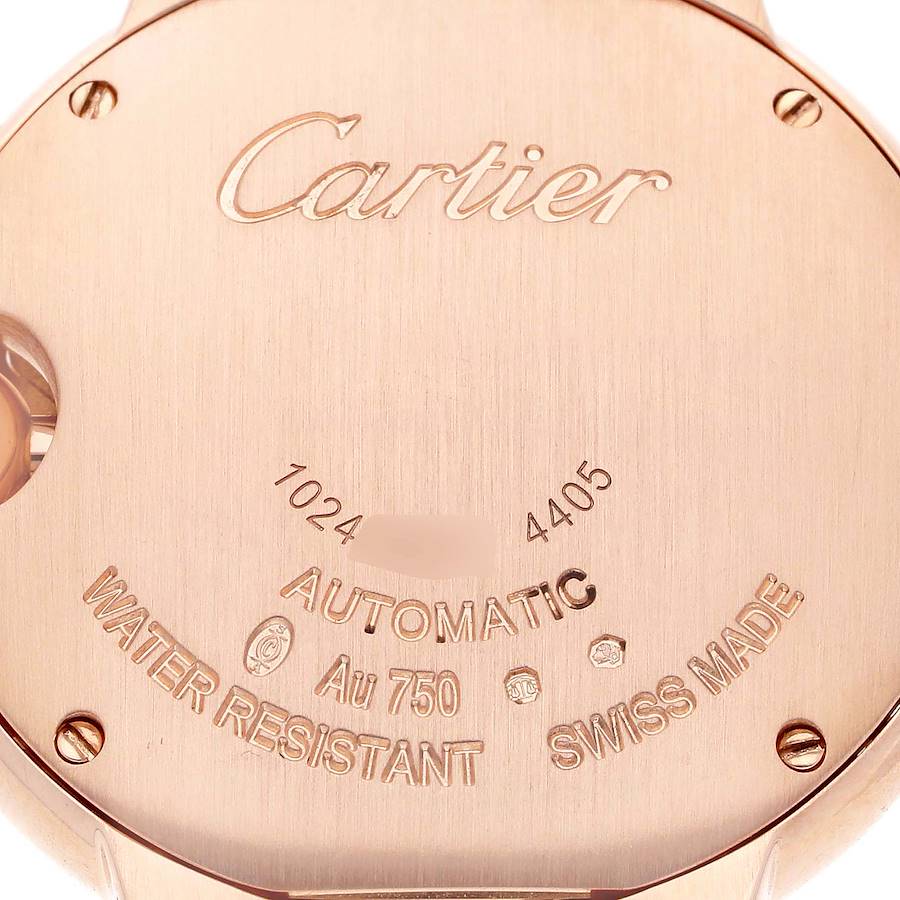 Reloj réplica para mujer: Cartier Ballon Bleu, oro rosa, diamante, WJBB0082 — de gran éxito – Foto 6