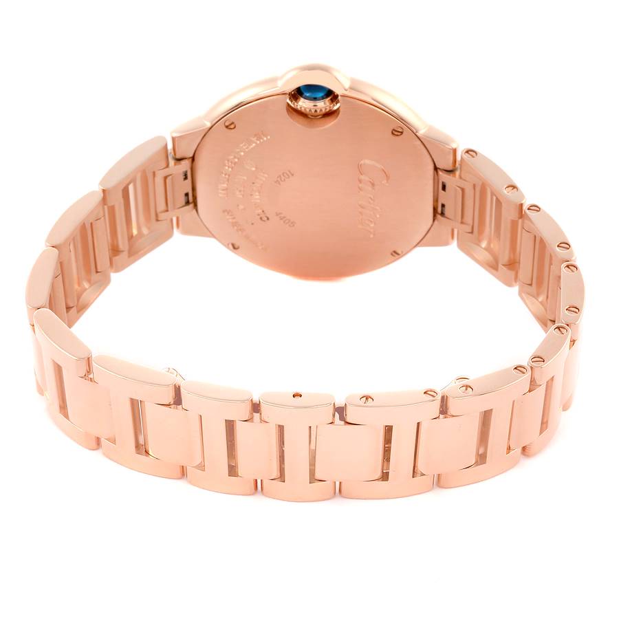 Reloj réplica para mujer: Cartier Ballon Bleu, oro rosa, diamante, WJBB0082 — de gran éxito – Foto 7