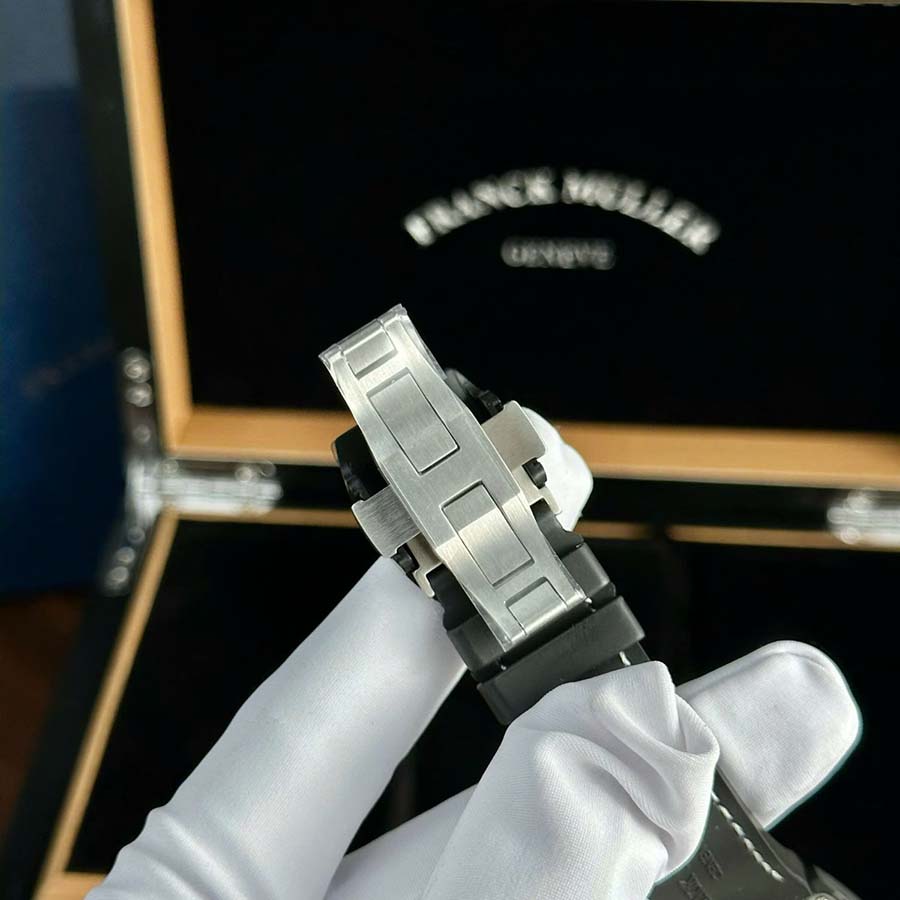 Reloj réplica: Franck Muller Grand Central Tourbillon, carbono negro, esfera con números arábigos, 44 mm — de calidad superior – Foto 11