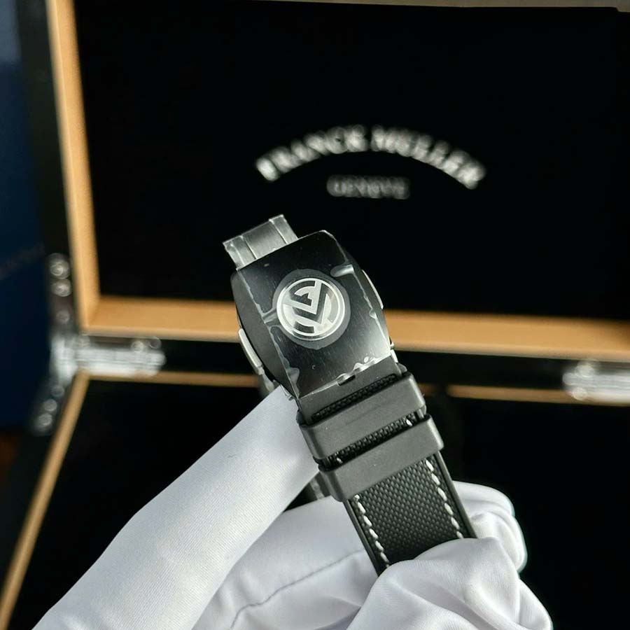 Reloj réplica: Franck Muller Grand Central Tourbillon, carbono negro, esfera con números arábigos, 44 mm — de calidad superior – Foto 12