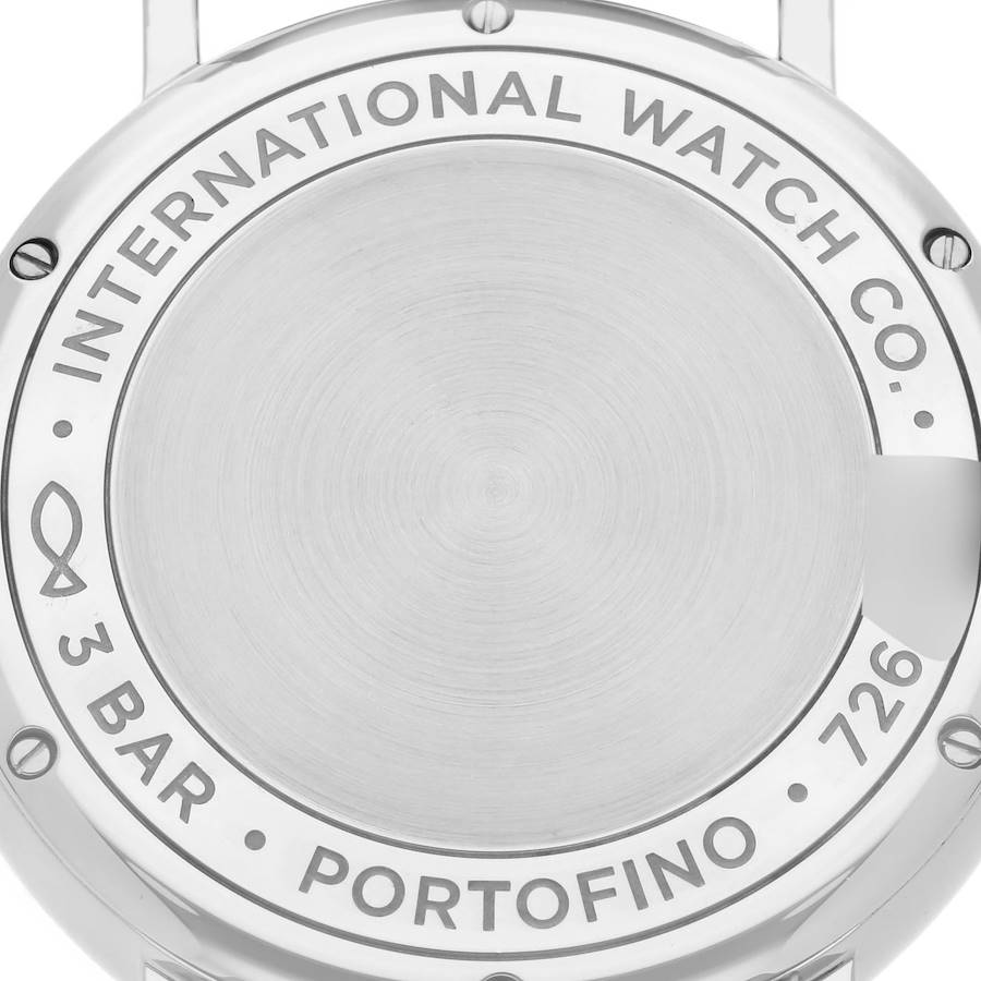 Reloj réplica para hombre: IWC Portofino, fase lunar, esfera plateada, acero, IW459401 — económico – Foto 6