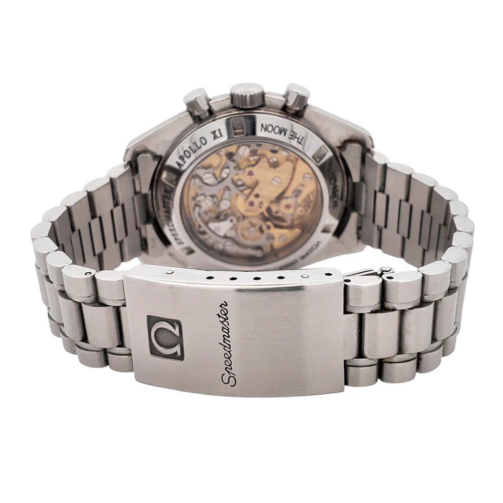 Reloj réplica: Omega Apollo Xi Speedmaster Moonwatch 42 mm, esfera negra — irresistible – Foto 5