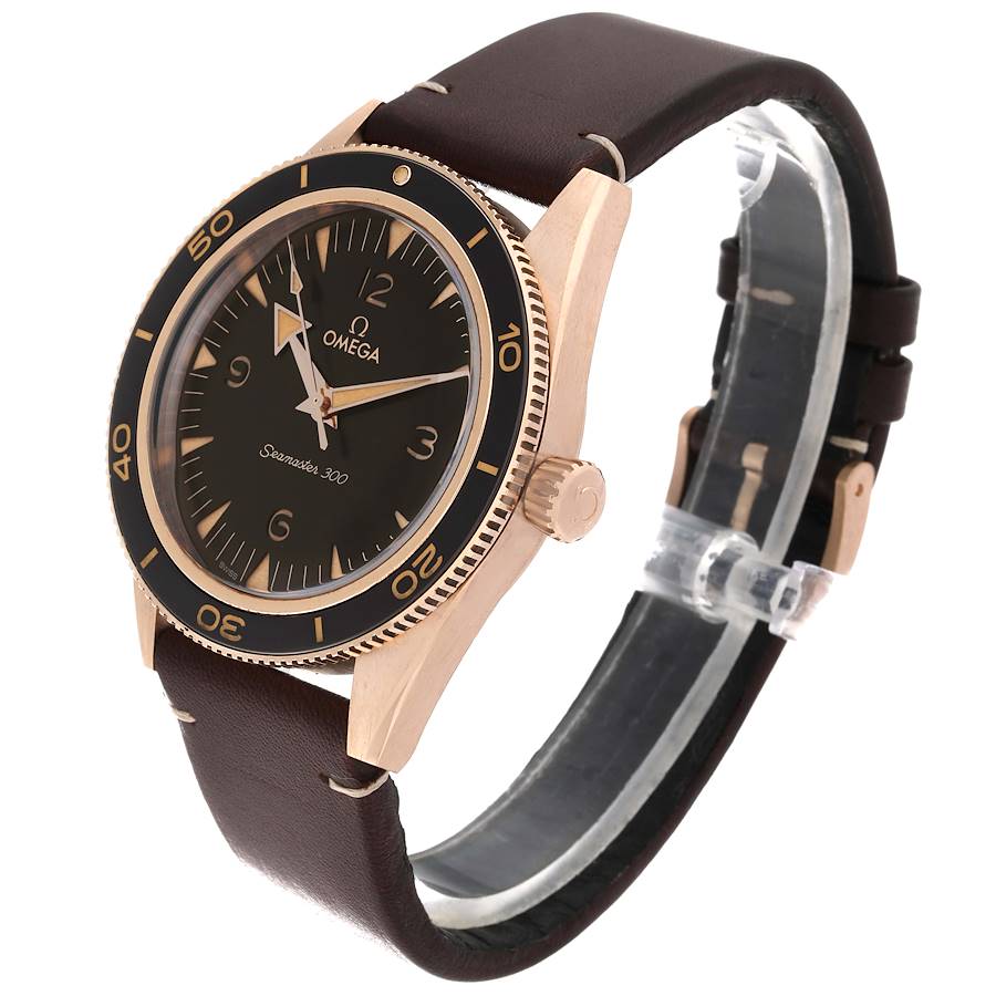 Reloj réplica para hombre: Omega Seamaster 300 Co-Axial, bronce, oro, 234.92.41.21.10.001 — valioso – Foto 4
