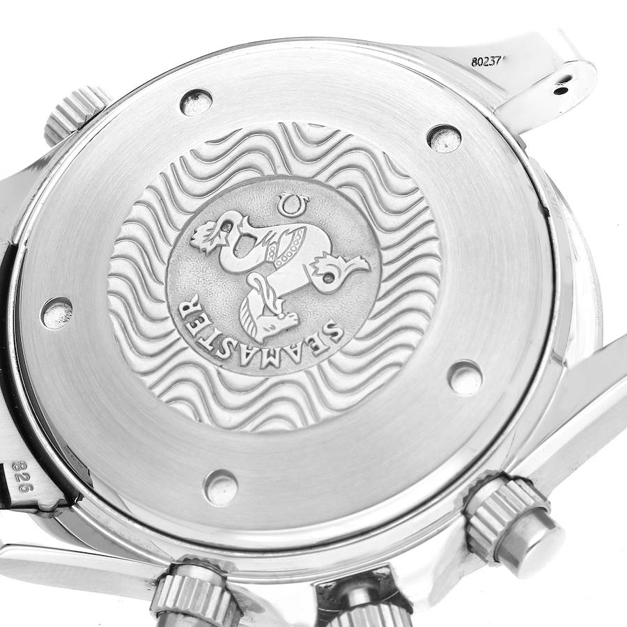 Reloj réplica para hombre: Omega Seamaster, esfera azul, cronógrafo, acero, 2599.80.00 — de prestigio – Foto 6
