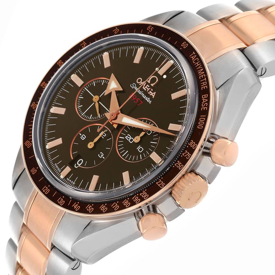 Reloj réplica para hombre: Omega Speedmaster Broad Arrow, acero y oro rosa, 321.90.42.50.13.001 — con grandes prestaciones – Foto 5