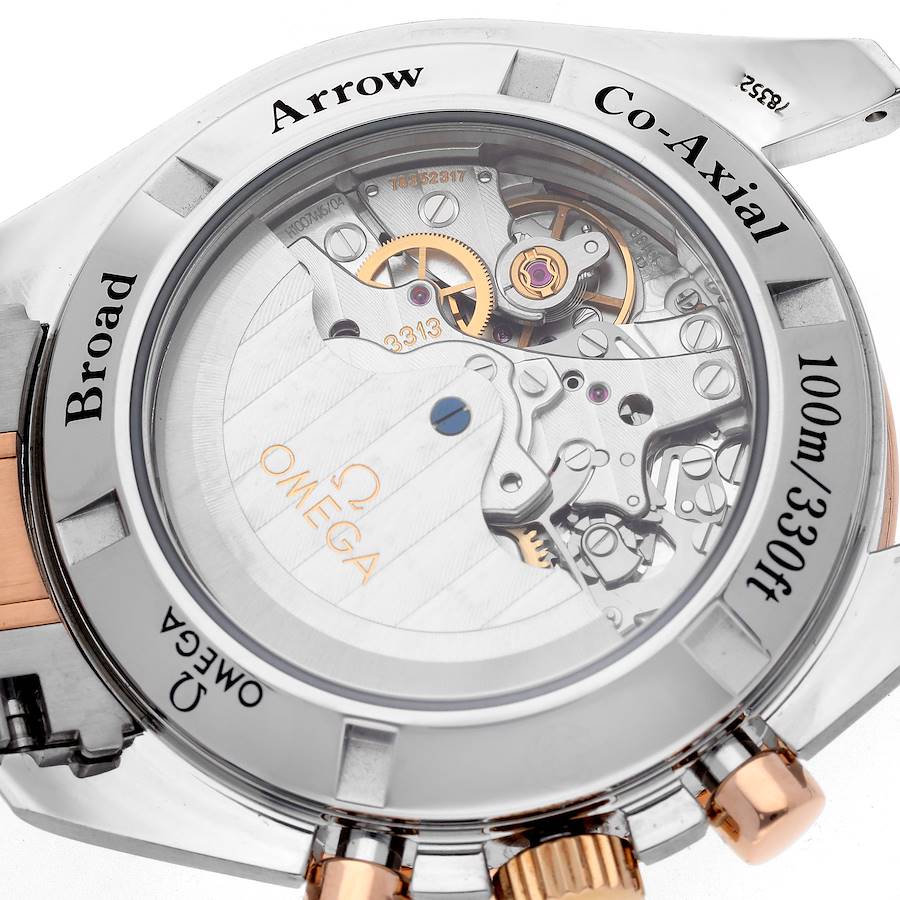 Reloj réplica para hombre: Omega Speedmaster Broad Arrow, acero y oro rosa, 321.90.42.50.13.001 — con grandes prestaciones – Foto 6