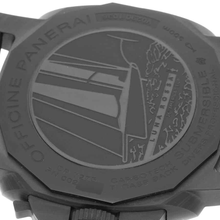 Reloj réplica para hombre: Panerai Submersible Luna Rossa GMT 47 mm Carbotech PAM01039 — elegante – Foto 6