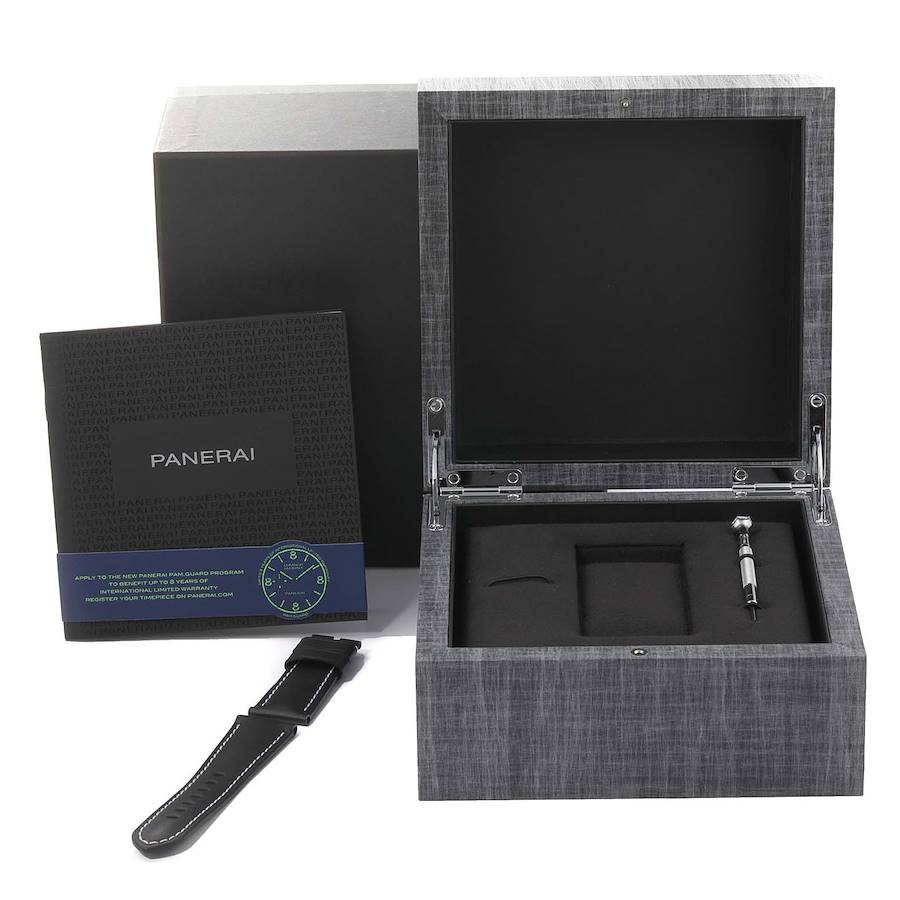 Reloj réplica para hombre: Panerai Submersible Luna Rossa GMT 47 mm Carbotech PAM01039 — elegante – Foto 8