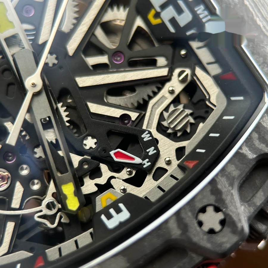 Reloj réplica: Richard Mille RM 35-03 Rafael Nadal, carbono, 43,2 mm X 50 mm — de los más vendidos – Foto 7