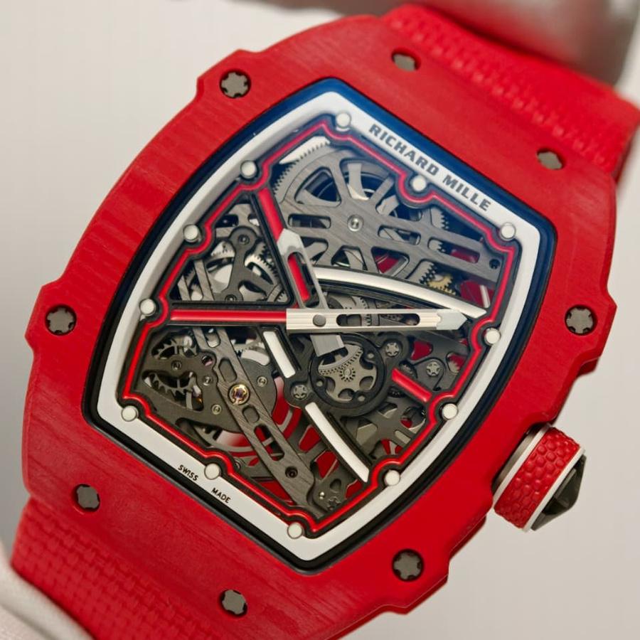 Reloj réplica: Richard Mille RM 67-02, suiza, Sébastian Buemi, rojo, Quartz TPT 38.7 X 47,52 mm — de los mejores – Foto 3