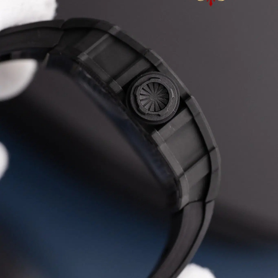 Reloj réplica: Richard Mille RM 35-02 Rafael Nadal, negro, Carbon TPT, negro, correa de caucho, ZF 49,94 mm X 44,5 mm — clásico – Foto 8