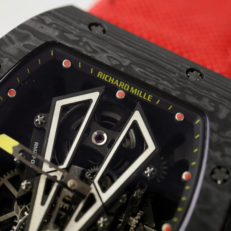 Reloj réplica: Richard Mille RM 27-03 Rafael Nadal, tourbillon, carbono, BBR 40,3 mm — de belleza eterna – Foto 5