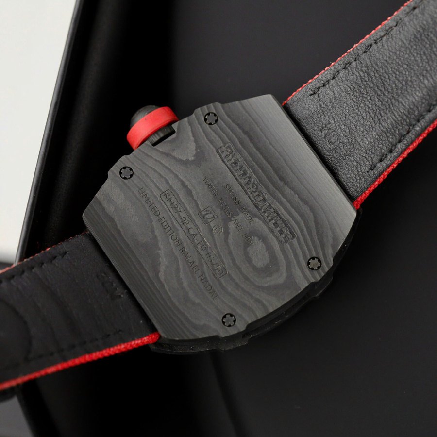 Reloj réplica: Richard Mille RM 27-03 Rafael Nadal, tourbillon, carbono, BBR 40,3 mm — de belleza eterna – Foto 8