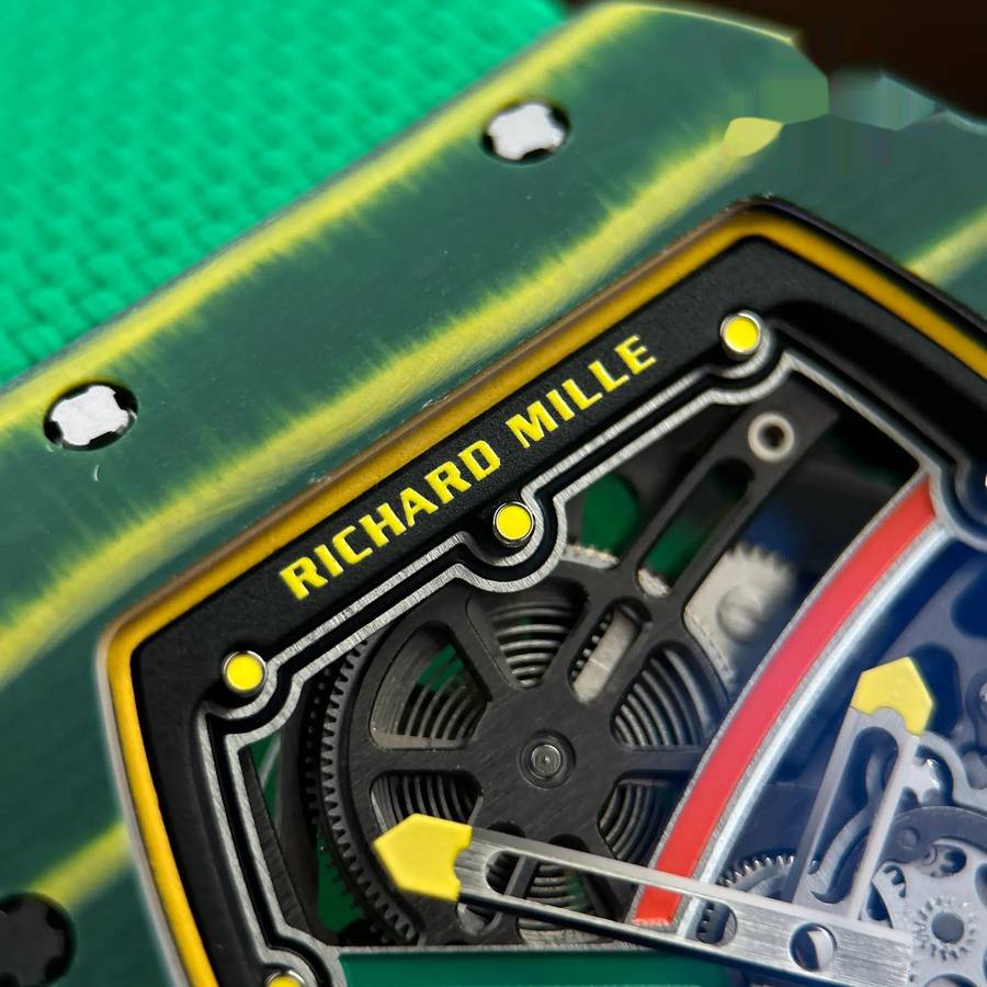 Reloj réplica: Richard Mille RM 67-02 Wayde Van Niekerk, automático, extraplano, verde, Quartz TPT 47.52 X 38,7 mm — exclusivo – Foto 5