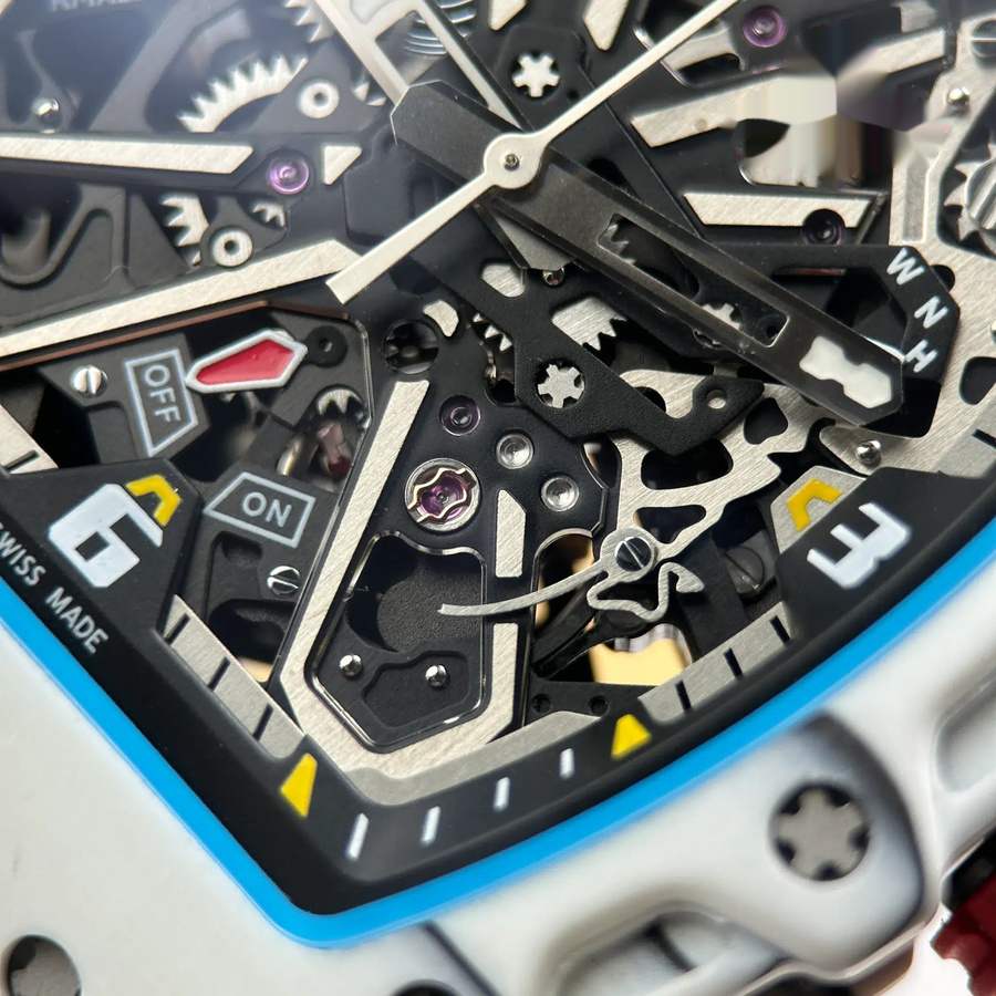 Reloj réplica: Richard Mille RM 35-03 Rafael Nadal, carbono, 43,2 mm X 50 mm — de acabado exquisito – Foto 7