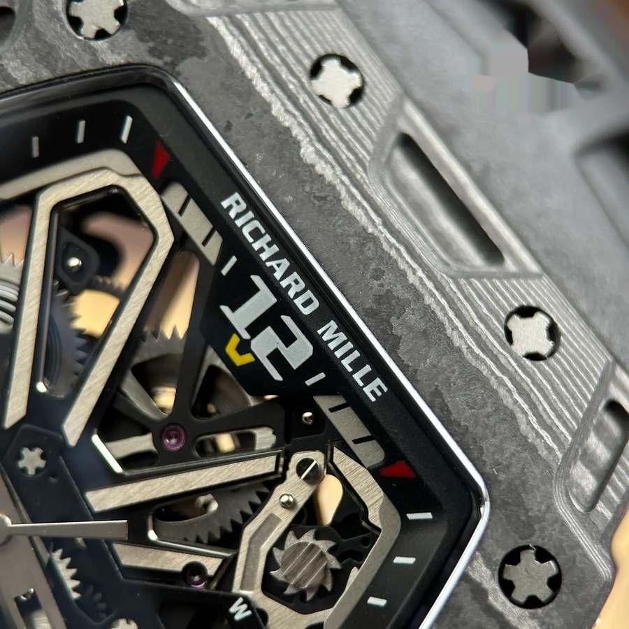 Reloj réplica: Richard Mille RM 35-03 Rafael Nadal, carbono negro, 43,2 mm X 50 mm — de gran valor – Foto 6