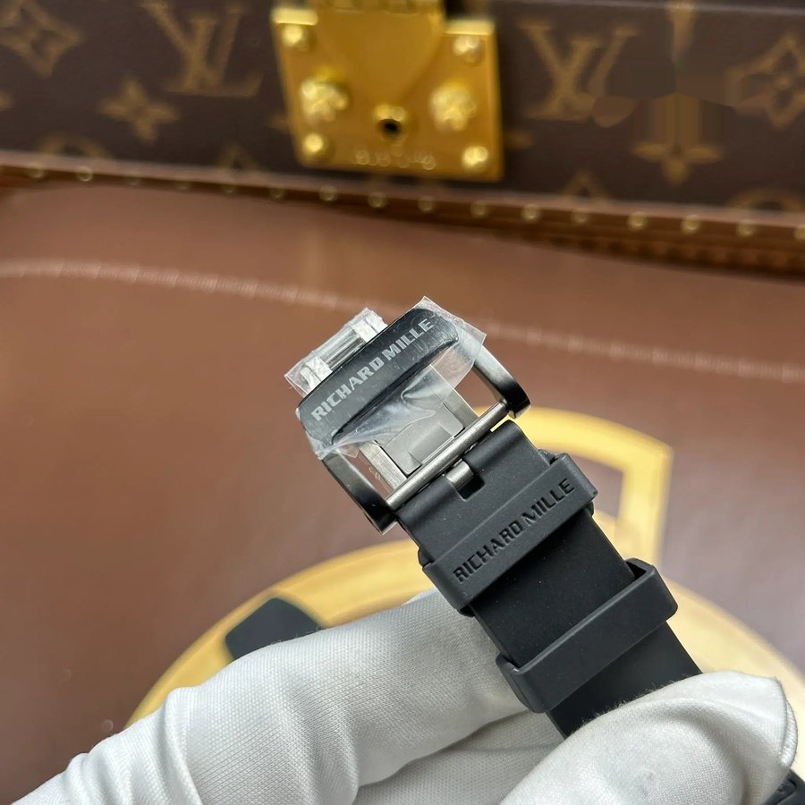 Reloj réplica: Richard Mille RM 35-03 Rafael Nadal, carbono negro, 43,2 mm X 50 mm — de gran valor – Foto 12