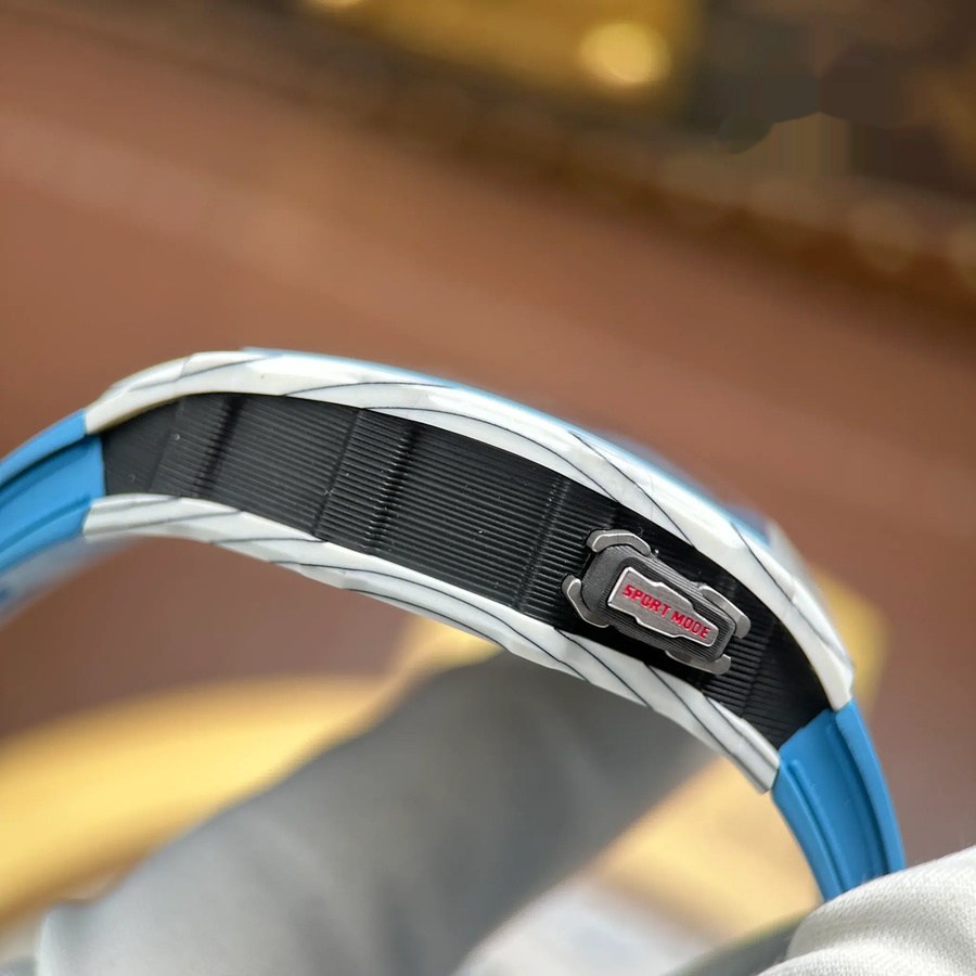 Reloj réplica: Richard Mille RM 35-03 Rafael Nadal, blanco, Quartz TPT 43,2 mm X 50 mm — impecable – Foto 9