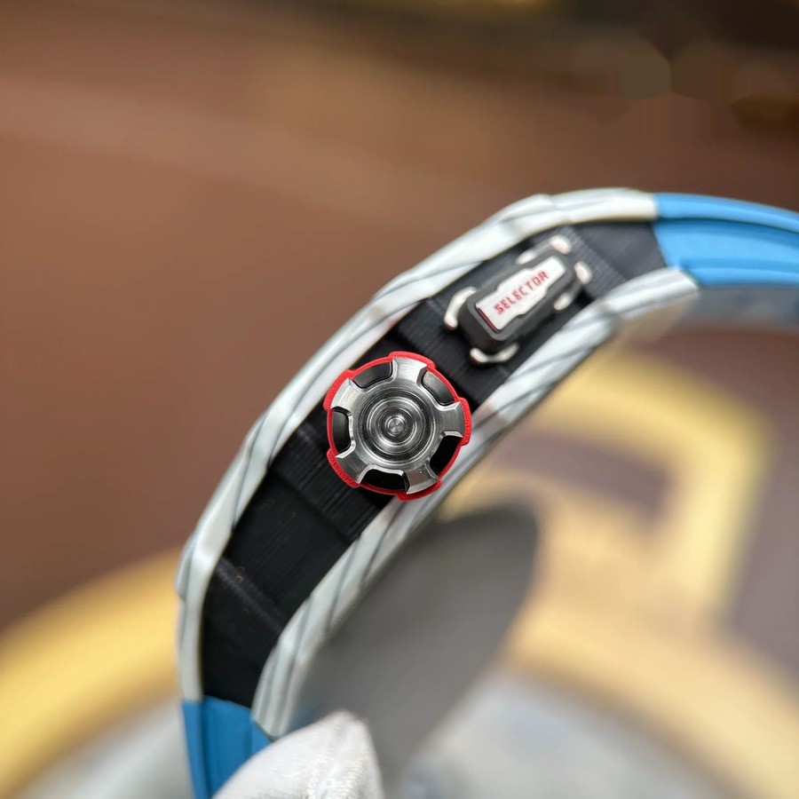 Reloj réplica: Richard Mille RM 35-03 Rafael Nadal, blanco, Quartz TPT 43,2 mm X 50 mm — impecable – Foto 10