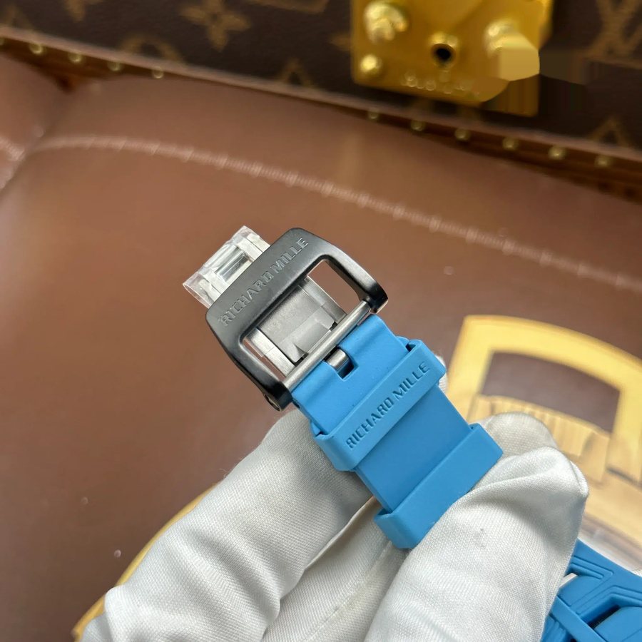 Reloj réplica: Richard Mille RM 35-03 Rafael Nadal, blanco, Quartz TPT 43,2 mm X 50 mm — impecable – Foto 12