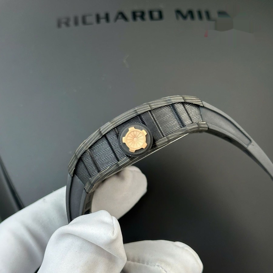 Reloj réplica: Richard Mille RM 12-01, tourbillon, edición limitada, Carbon TPT 48 mm X 39,3 mm — impecable – Foto 10