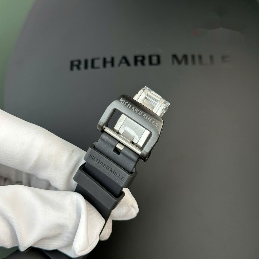 Reloj réplica: Richard Mille RM 12-01, tourbillon, edición limitada, Carbon TPT 48 mm X 39,3 mm — impecable – Foto 14