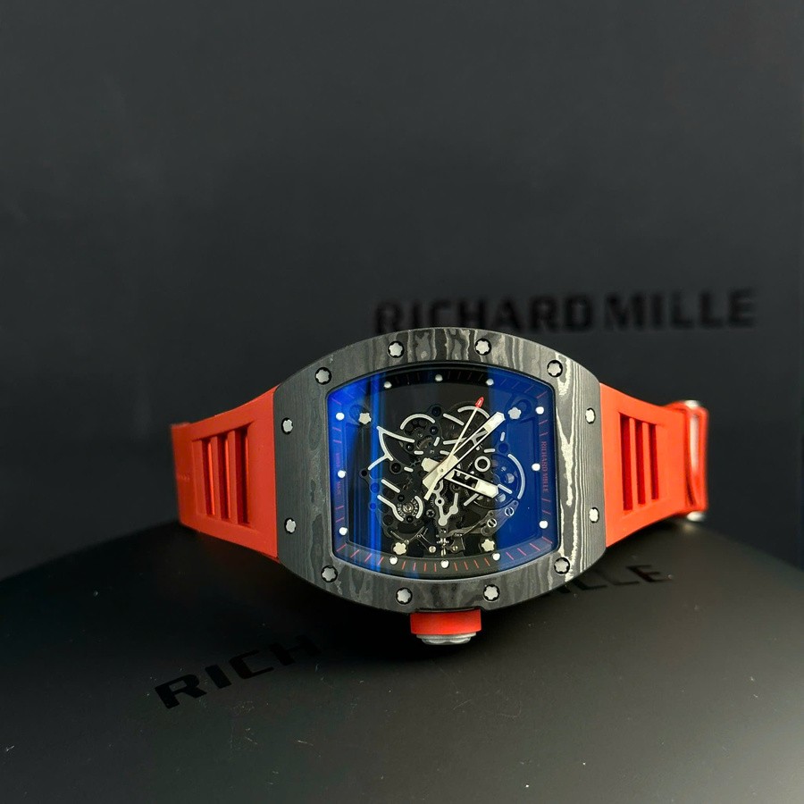 Reloj réplica: Richard Mille RM 055 Bubba Watson, oscuro, fibra de carbono, 42.7 X 49,9 mm — irresistible – Foto 3