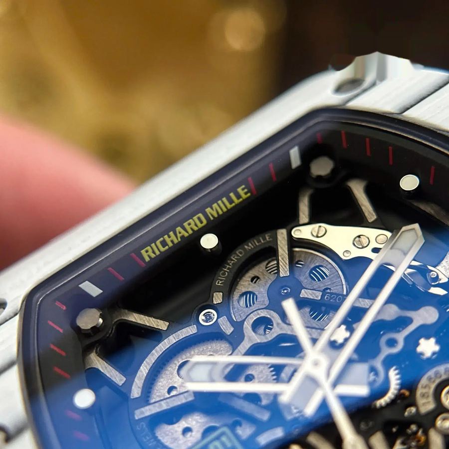 Reloj réplica: Richard Mille RM 35-01 Rafael Nadal Carbon TPT ZF V3 49,94 mm X 44,5 mm — lujoso – Foto 6
