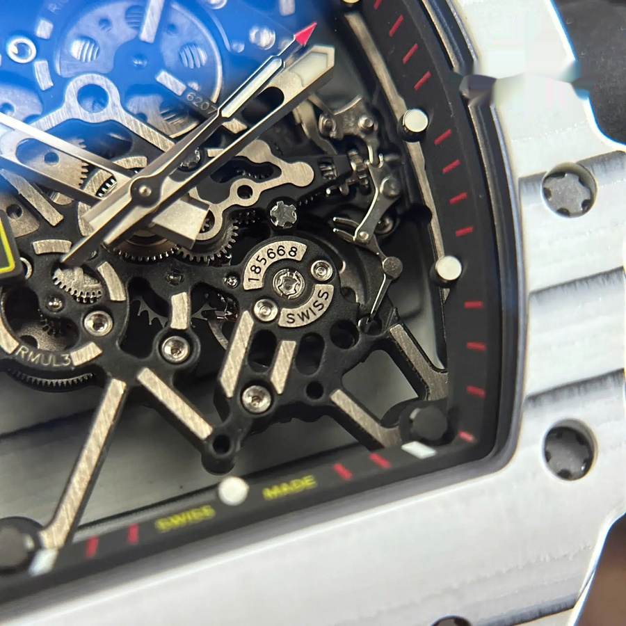 Reloj réplica: Richard Mille RM 35-01 Rafael Nadal Carbon TPT ZF V3 49,94 mm X 44,5 mm — lujoso – Foto 7