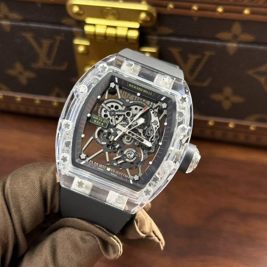 Reloj réplica: Richard Mille RM 35-01 Rafael Nadel, zafiro, Sonic, fabricante, 42 mm — con estilo – Foto 3