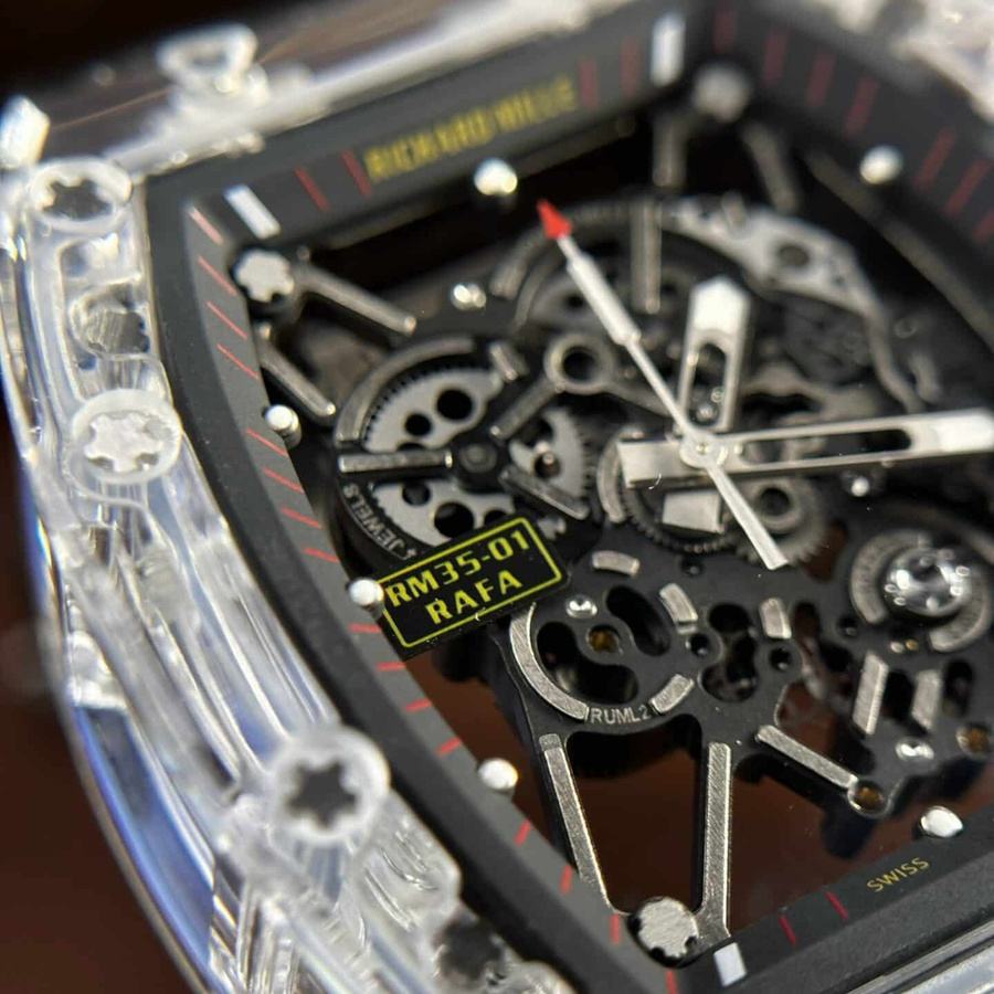 Reloj réplica: Richard Mille RM 35-01 Rafael Nadel, zafiro, Sonic, fabricante, 42 mm — con estilo – Foto 7