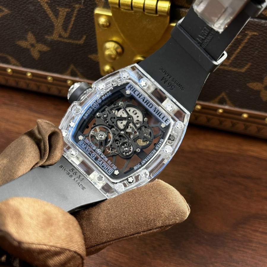Reloj réplica: Richard Mille RM 35-01 Rafael Nadel, zafiro, Sonic, fabricante, 42 mm — con estilo – Foto 10