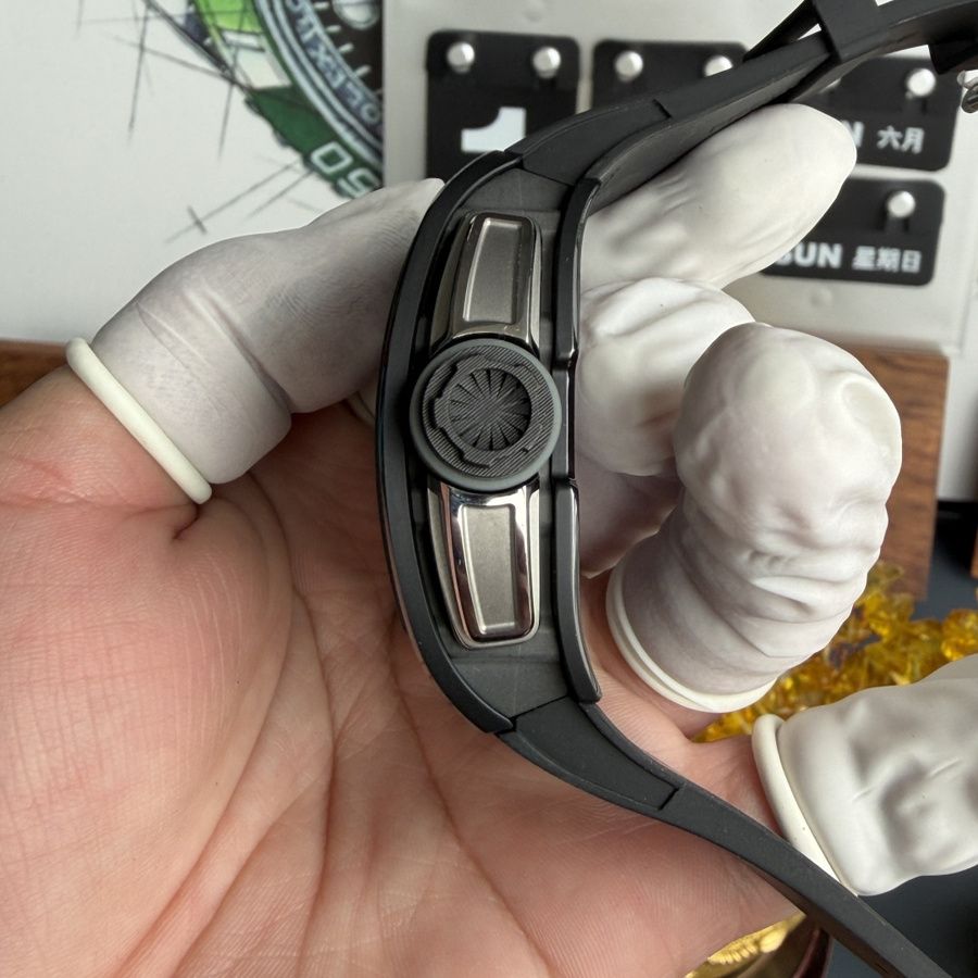 Reloj réplica: Richard Mille RM 61-01 Yohan Blake, completamente gris, movimiento vaucher, 42,7 mm X 50,23 mm — de primer nivel – Foto 7