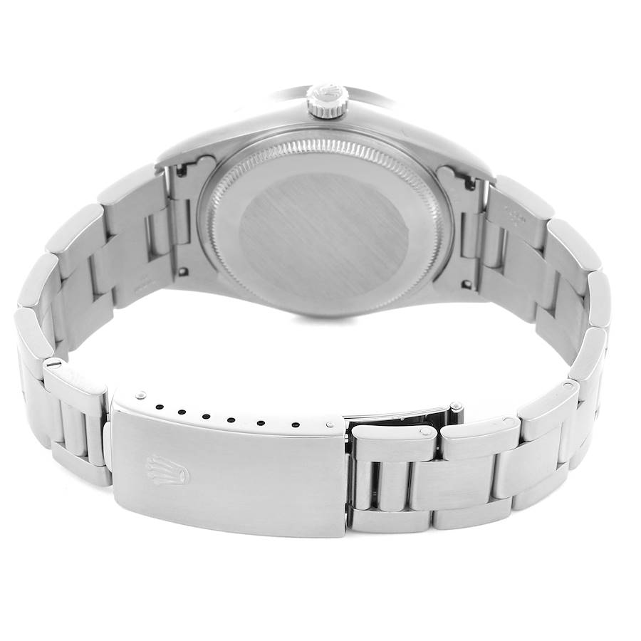 Reloj réplica para hombre: Rolex Air King 34, esfera salmón, bisel guilloché, acero, 14010 — de última novedad – Foto 7