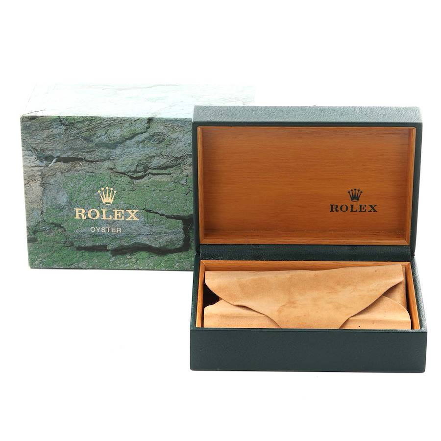 Reloj réplica para hombre: Rolex Air King 34, esfera salmón, bisel guilloché, acero, 14010 — de última novedad – Foto 8
