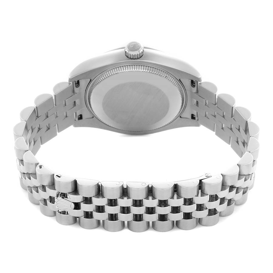 Reloj réplica para mujer: Rolex Datejust, tamaño mediano, 31, azul, esfera con números romanos, acero, 178240 — sofisticado – Foto 6