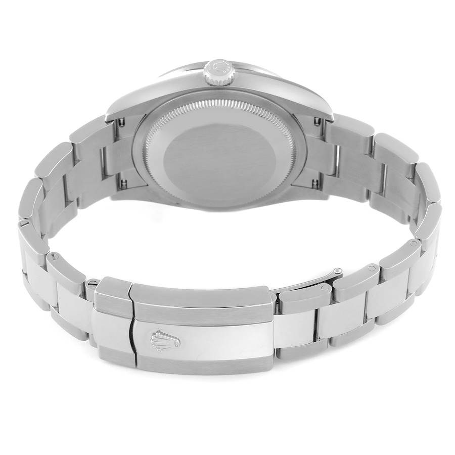 Reloj réplica para hombre: Rolex Datejust, acero, azul, esfera estriada, diamante, 126284 — a buen precio – Foto 6
