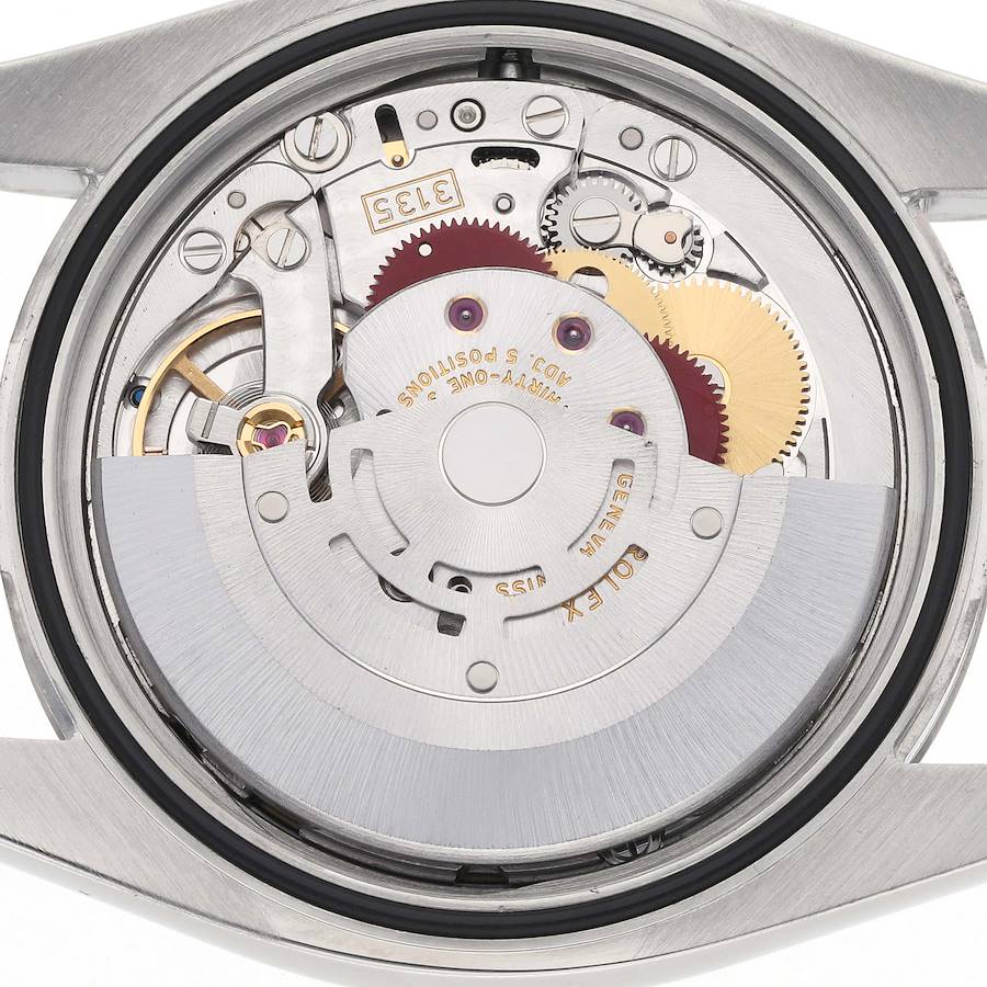 Reloj réplica para hombre: Rolex Datejust, acero y oro blanco, esfera negra, 116234 — fascinador – Foto 6
