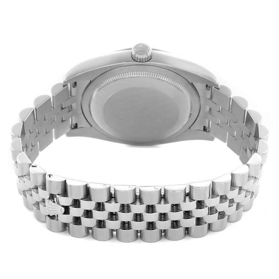 Reloj réplica para hombre: Rolex Datejust, acero y oro blanco, esfera negra, 116234 — fascinador – Foto 7