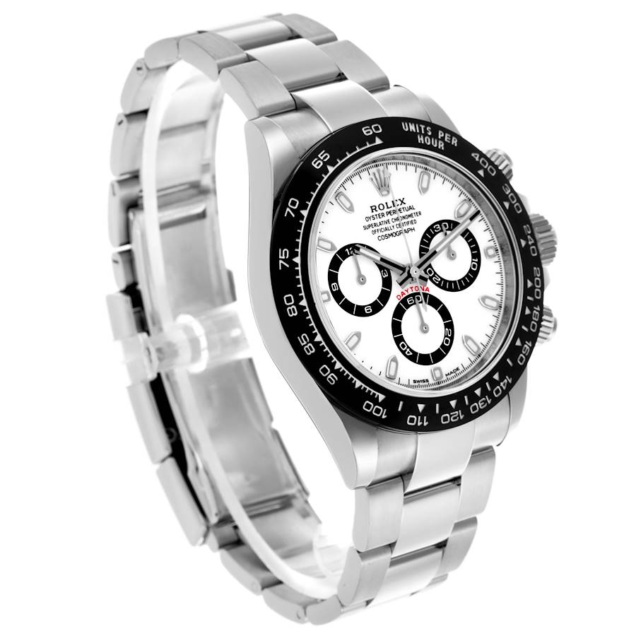 Reloj réplica para hombre: Rolex Daytona, bisel de cerámica, esfera panda blanca, acero, 116500 — duradero – Foto 3