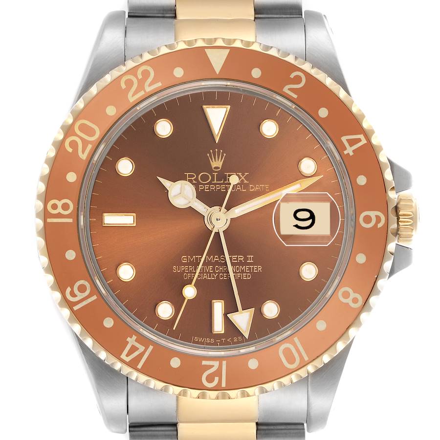 Reloj réplica para hombre: Rolex GMT Master II, acero y oro amarillo, bronce, 16713 — a precio competitivo – Foto 1