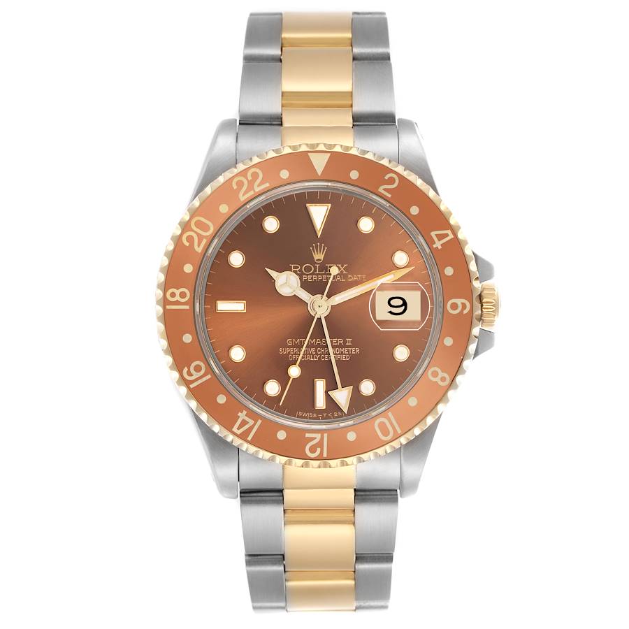 Reloj réplica para hombre: Rolex GMT Master II, acero y oro amarillo, bronce, 16713 — a precio competitivo – Foto 2