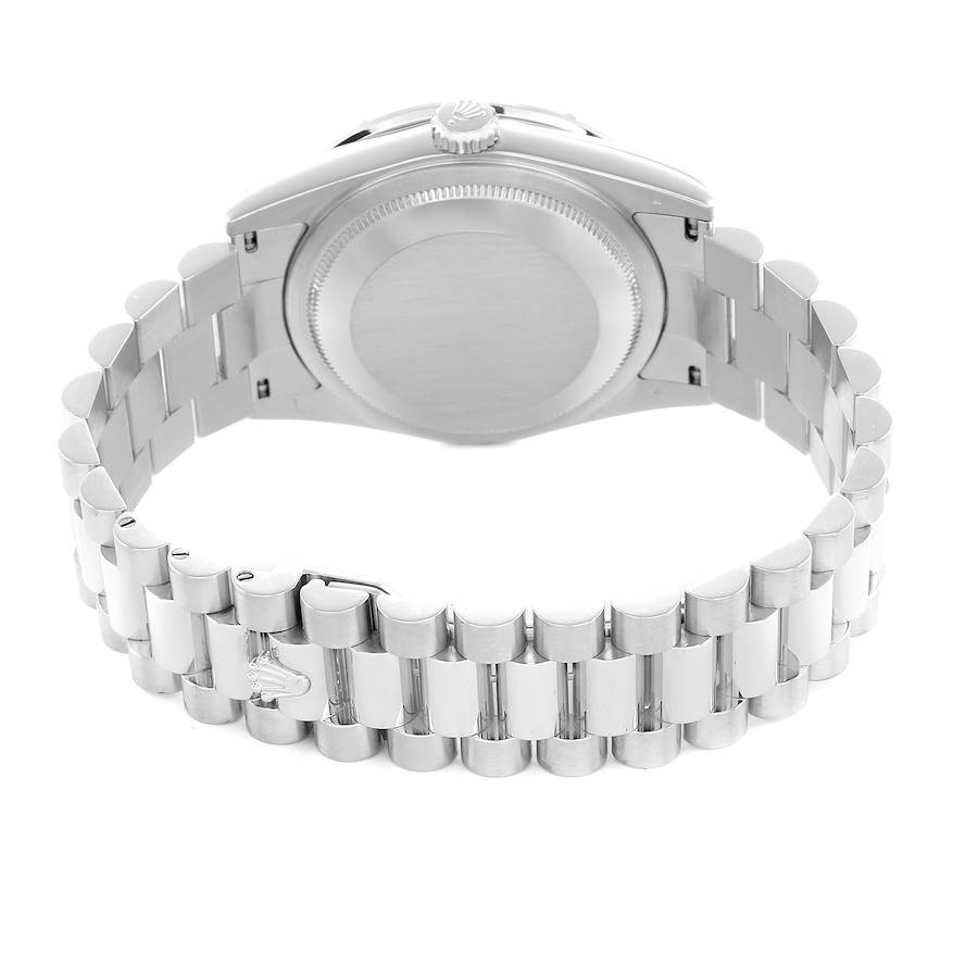 Reloj réplica para hombre: Rolex President Day-Date, platino, esfera azul hielo, 118366 — de última novedad – Foto 7