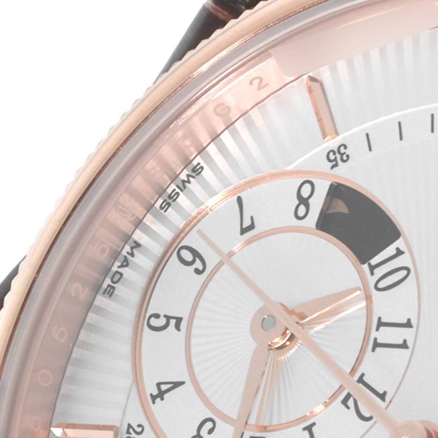Reloj réplica para hombre: Rolex Cellini, doble huso horario, Everose, oro rosa, automático, 50525 — llamativo – Foto 6