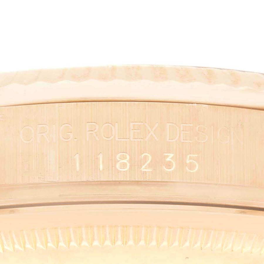 Reloj réplica para hombre: Rolex President Day-Date 36 mm, oro rosa, esfera con números romanos, 118235 — a precio razonable – Foto 6