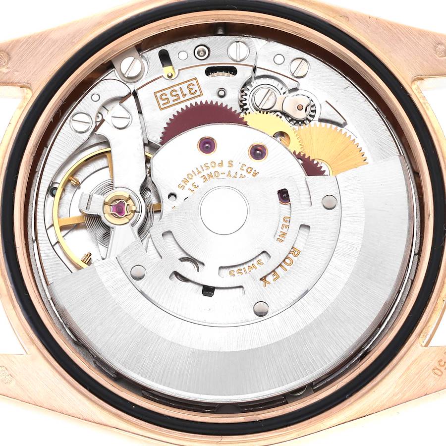Reloj réplica para hombre: Rolex President Day-Date 36 mm, oro rosa, esfera con números romanos, 118235 — a precio razonable – Foto 7